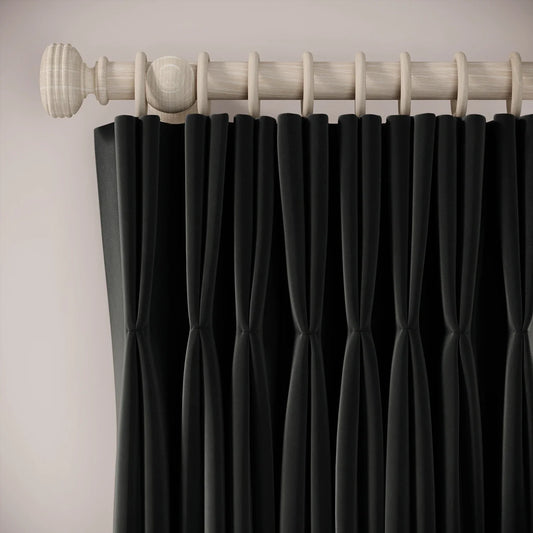 Merlin's Beard Curtains - Soft Velvet - Void