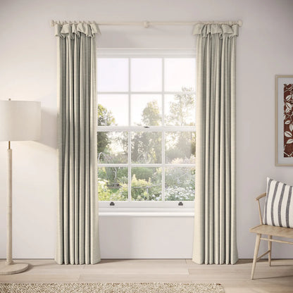 Mrs Twitchit Curtains - Eco Boucle - Pebblish