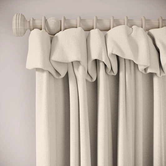 Mrs Twitchit Curtains - Eco Weave - Macchiato