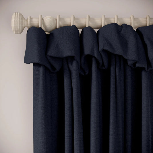Mrs Twitchit Curtains - Eco Weave - Submarine