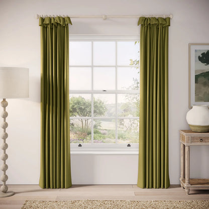 Mrs Twitchit Curtains - Eco Weave - Thyme Lord