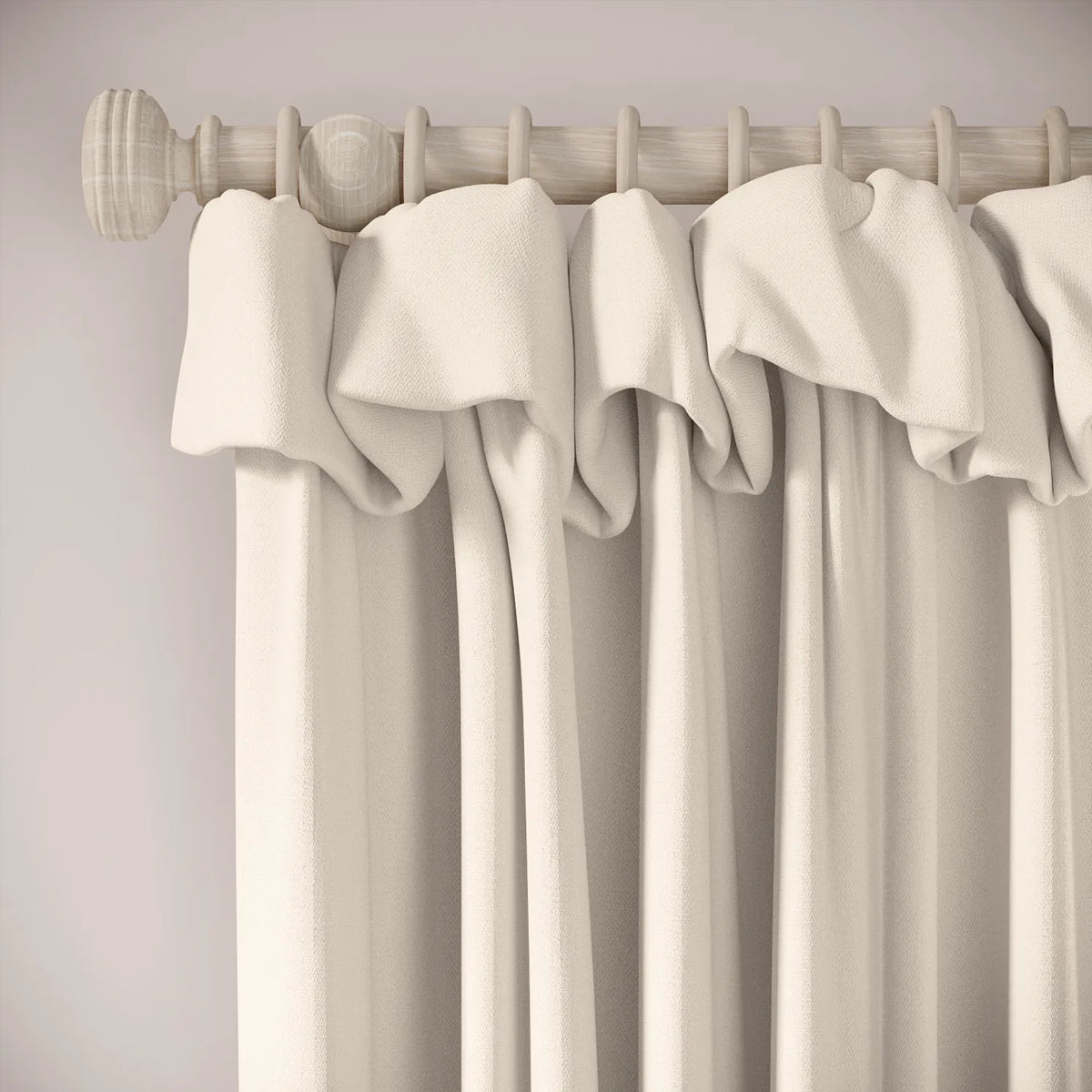 Mrs Twitchit Curtains - Linen Blend - Chamonix
