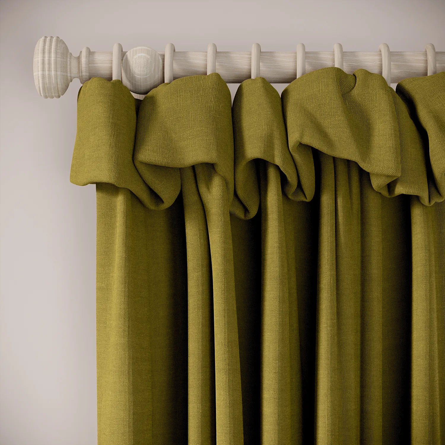 Mrs Twitchit Curtains - Pure Linen - Verdello