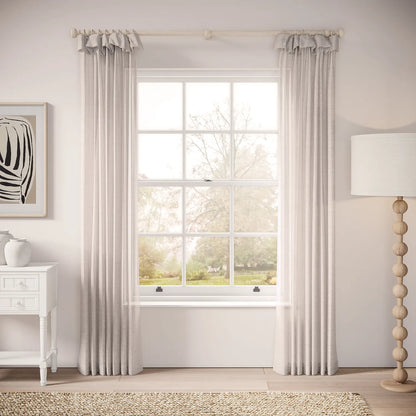 Mrs Twitchit Curtains - Slubby Sheer - Tasteful