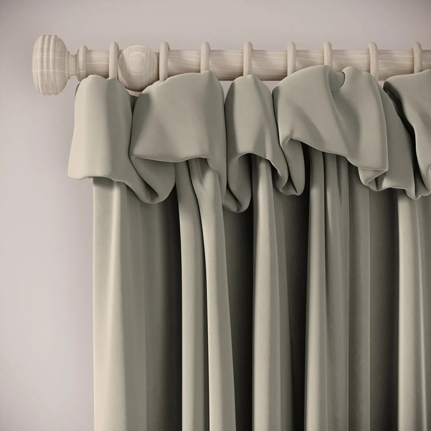 Mrs Twitchit Curtains - Soft Velvet - Cornish