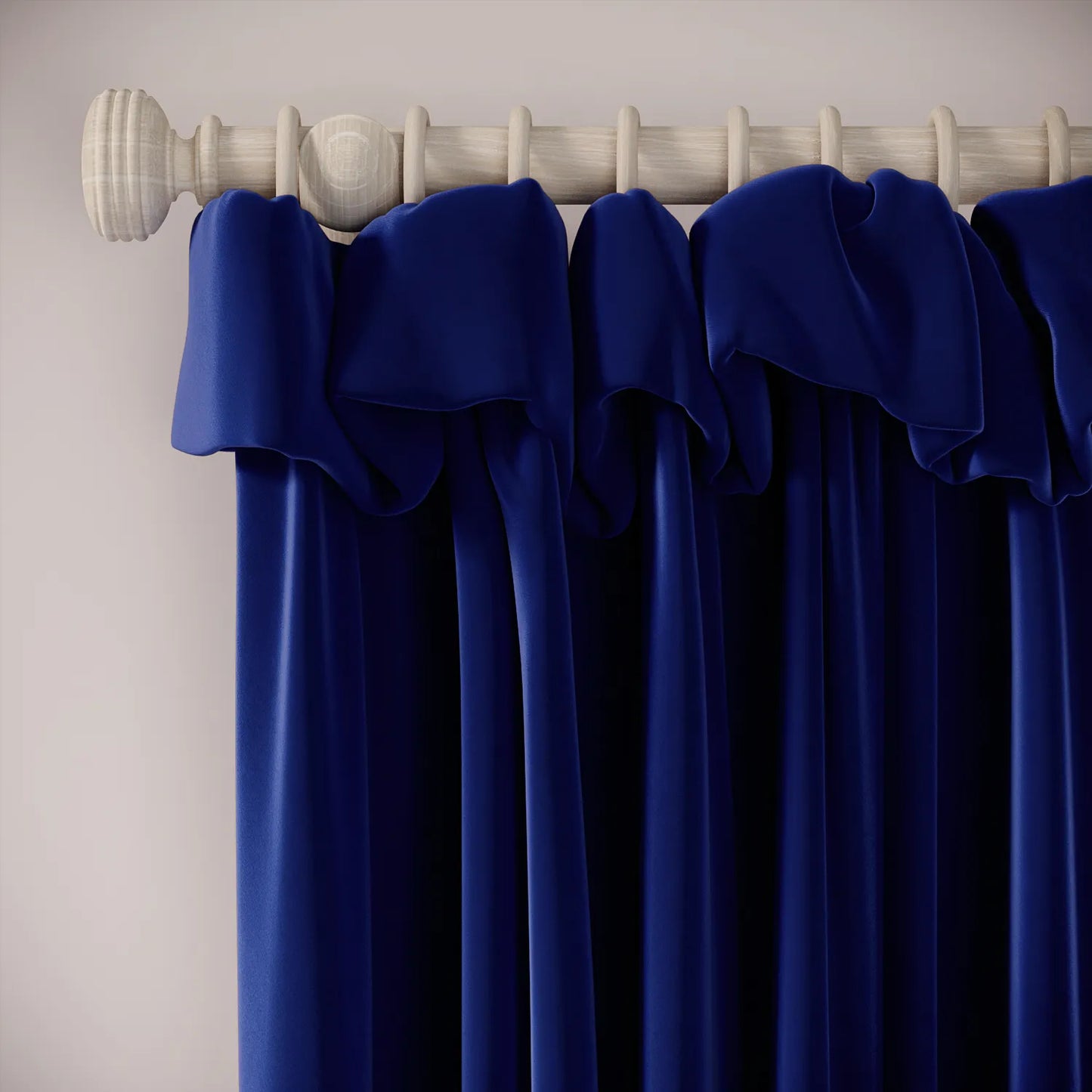 Mrs Twitchit Curtains - Soft Velvet - Darling