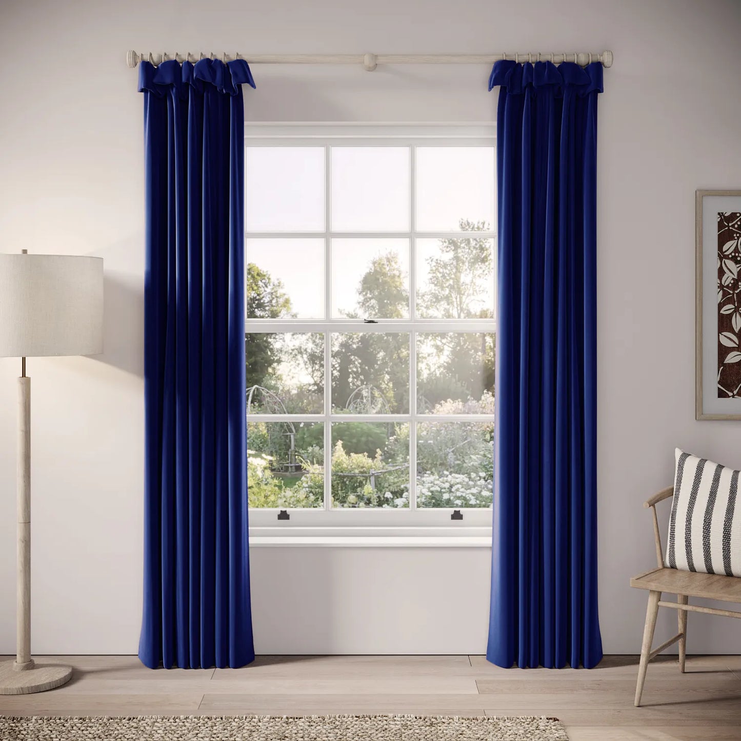 Mrs Twitchit Curtains - Soft Velvet - Darling