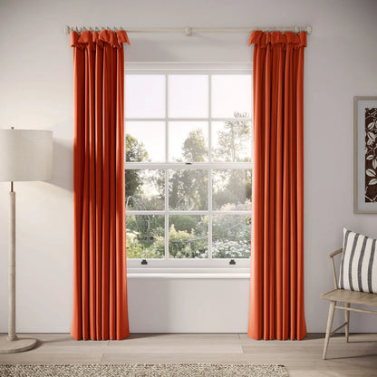 Mrs Twitchit Curtains - Soft Velvet - Logburner