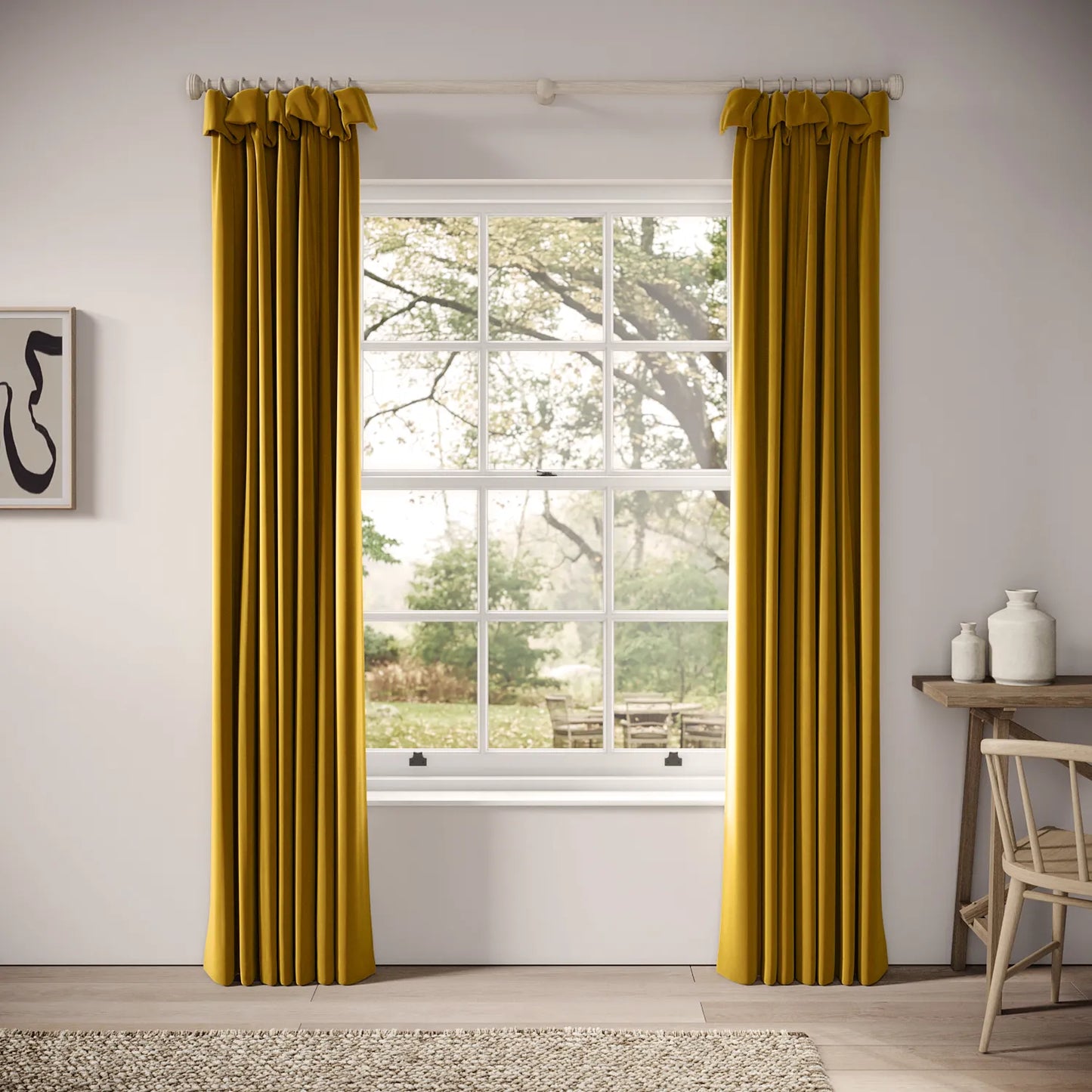 Mrs Twitchit Curtains - Soft Velvet - Lucky Strike