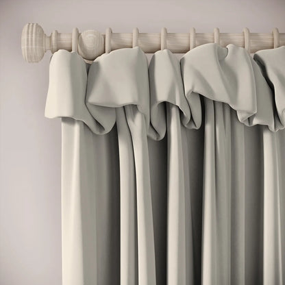 Mrs Twitchit Curtains - Soft Velvet - Mog