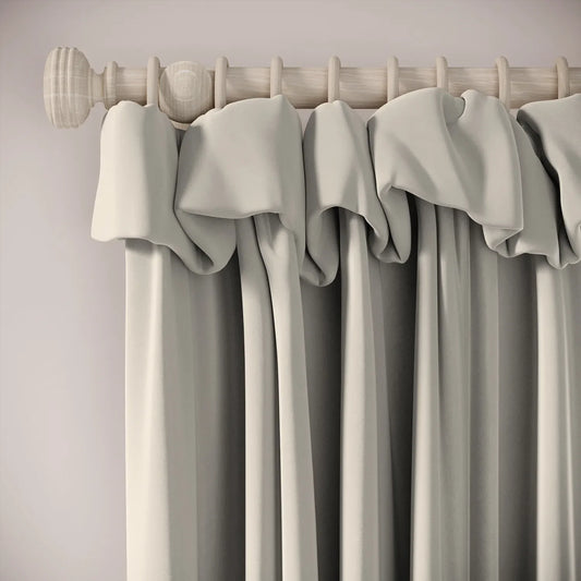 Mrs Twitchit Curtains - Soft Velvet - Mog
