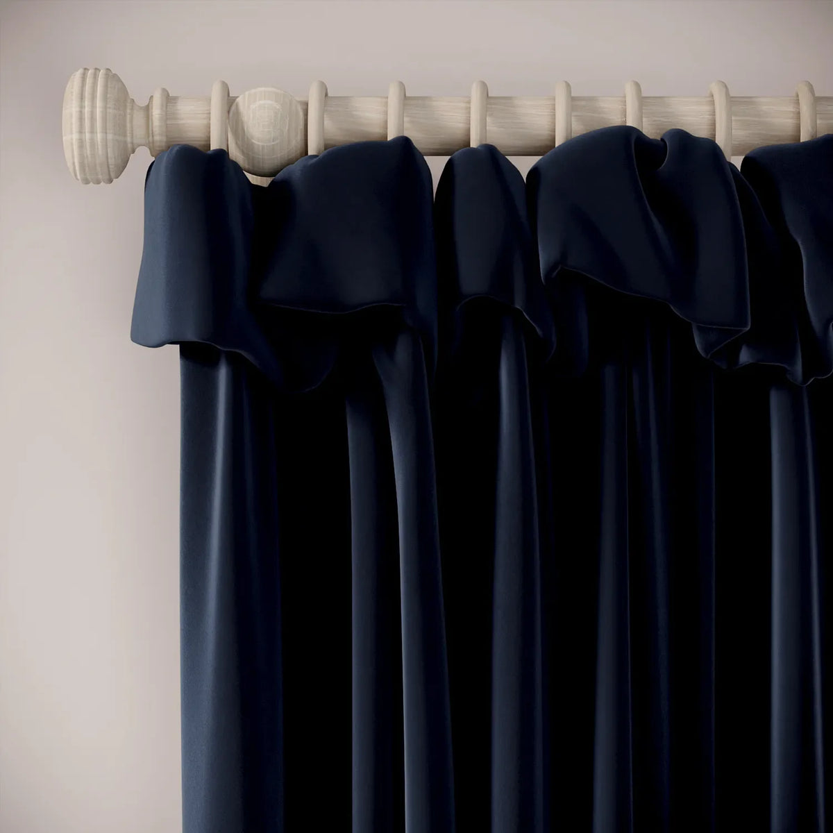 Mrs Twitchit Curtains - Soft Velvet - Nocturne
