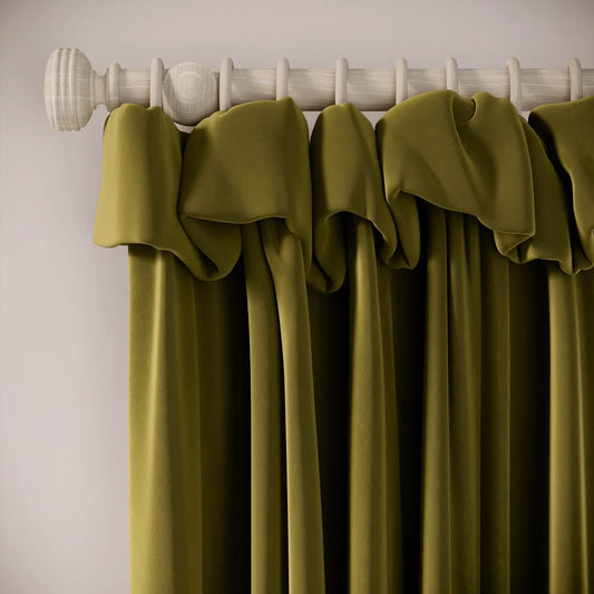 Mrs Twitchit Curtains - Soft Velvet - Thicket
