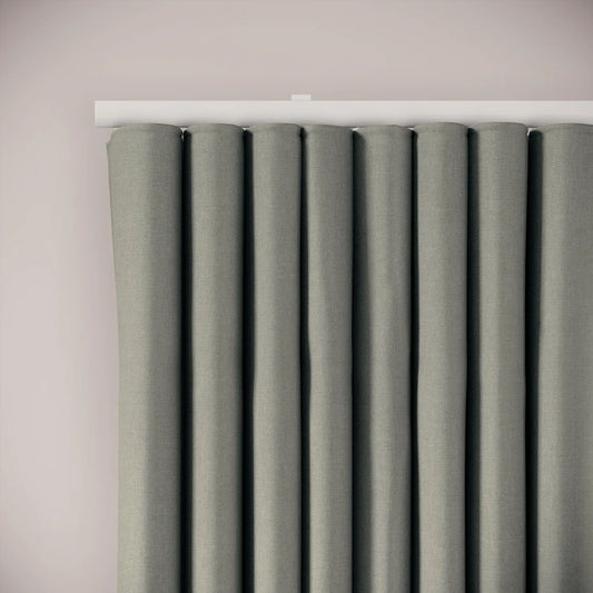 Porthcawl Curtains - Brushed Cotton - Ariel