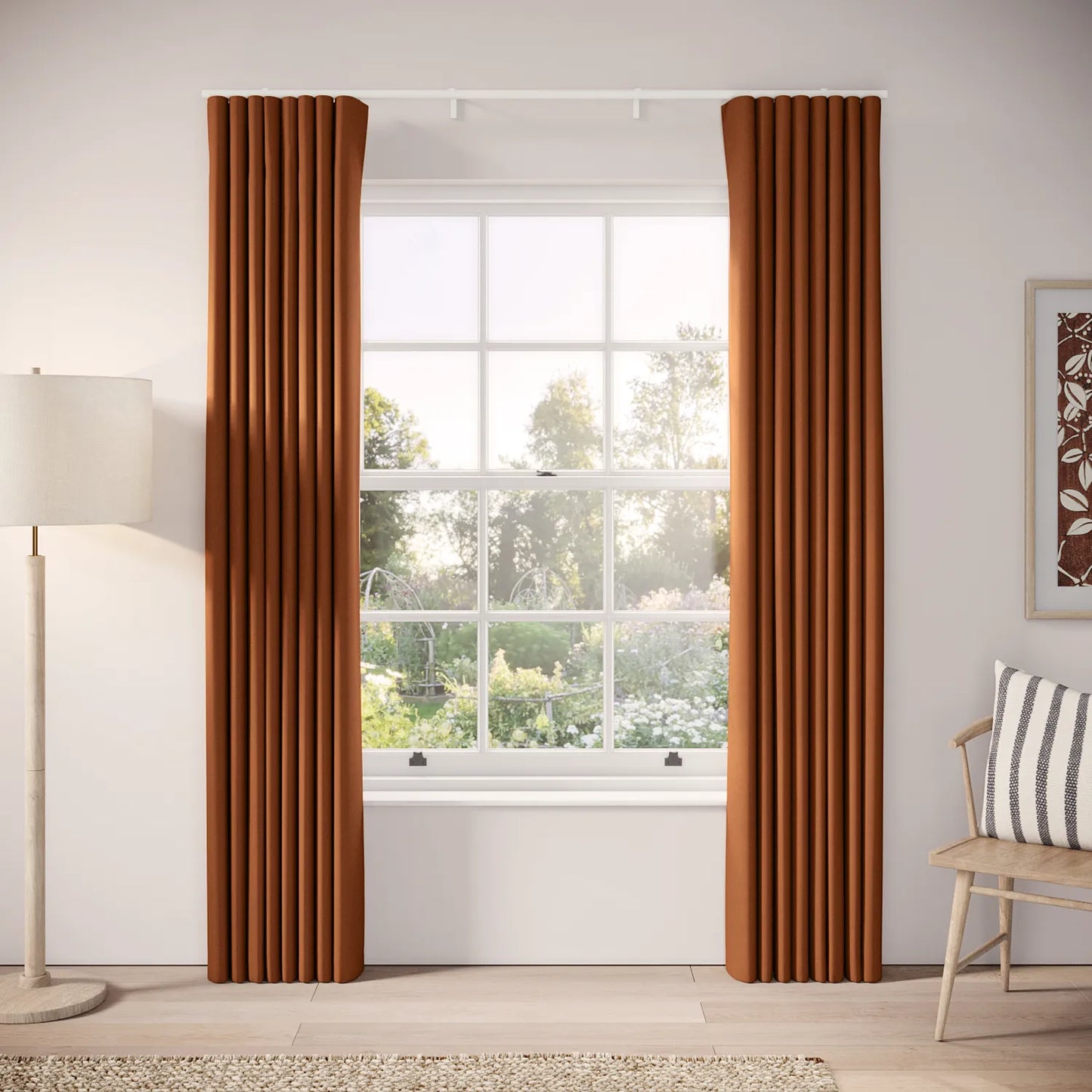 Porthcawl Curtains - Brushed Cotton - Hippie Shake