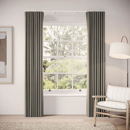 Porthcawl Curtains - Brushed Cotton - Stratus