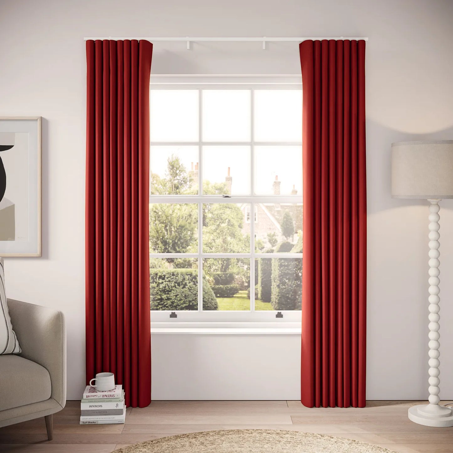 Porthcawl Curtains - Brushed Cotton - Throne Room