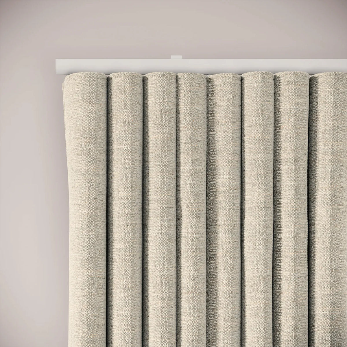 Porthcawl Curtains - Eco Boucle - Pebblish