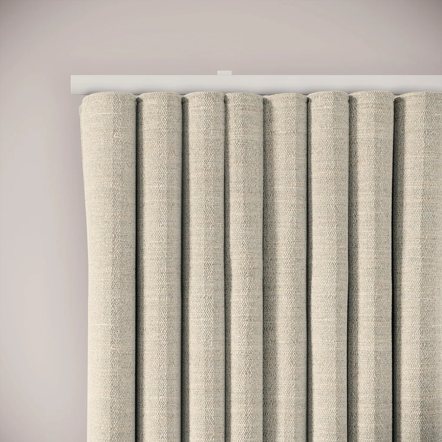 Porthcawl Curtains - Eco Boucle - Pebblish