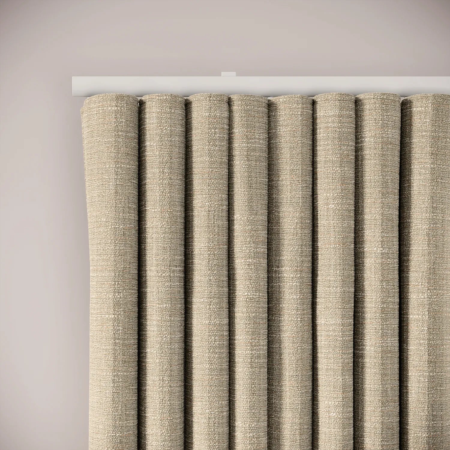 Porthcawl Curtains - Eco Boucle - Tabby Cat