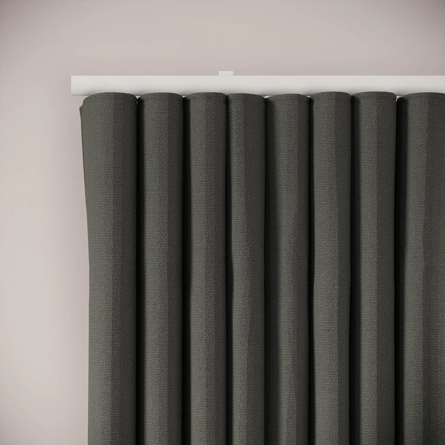 Porthcawl Curtains - Eco Weave - Nimbus