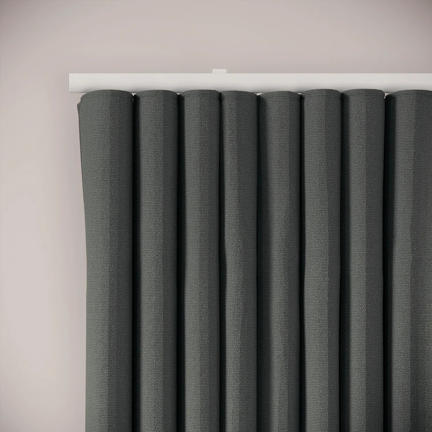 Porthcawl Curtains - Eco Weave - Plunge
