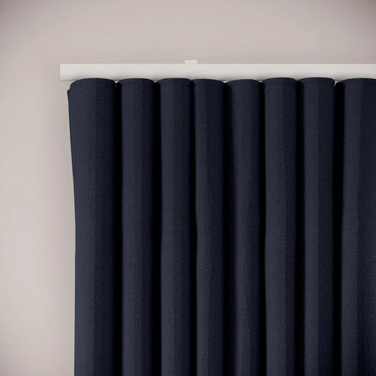 Porthcawl Curtains - Eco Weave - Submarine