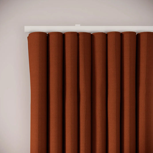 Porthcawl Curtains - Linen Blend - Flare