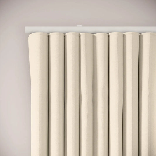Porthcawl Curtains - Linen Blend - Half Shell