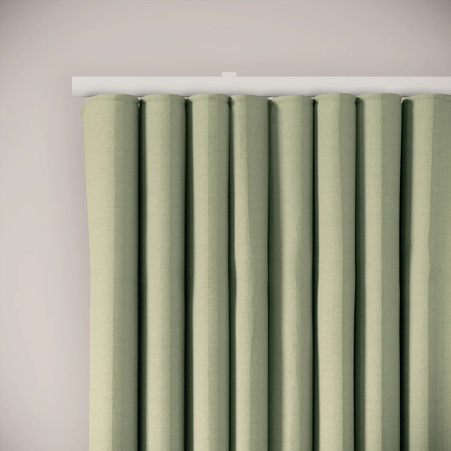 Porthcawl Curtains - Linen Blend - Mint Julep