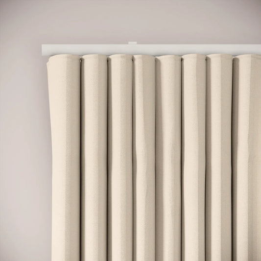Porthcawl Curtains - Linen Blend - Ostrich Egg
