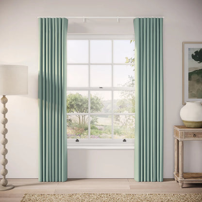 Porthcawl Curtains - Linen Blend - Rockpool