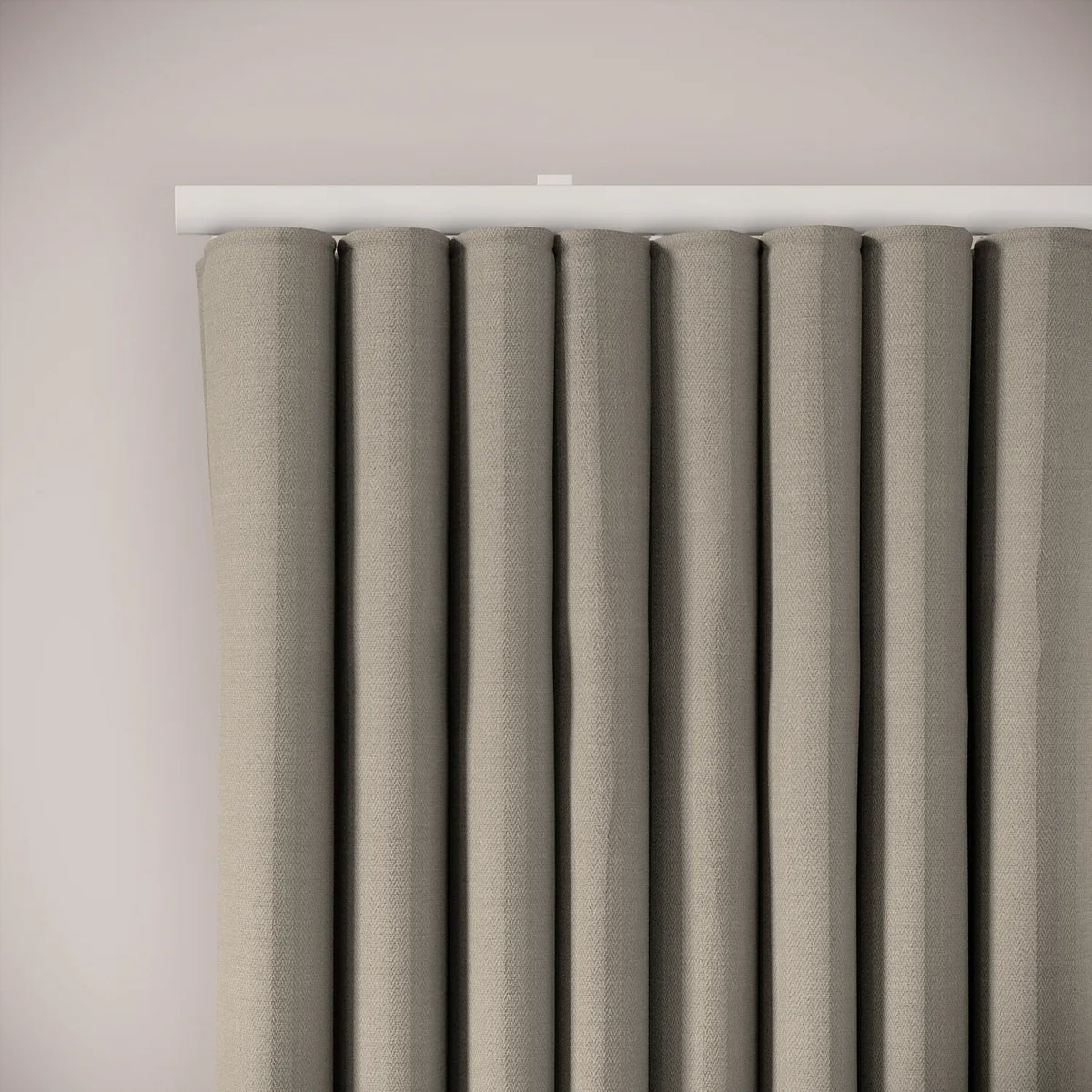 Porthcawl Curtains - Linen Blend - Simmer