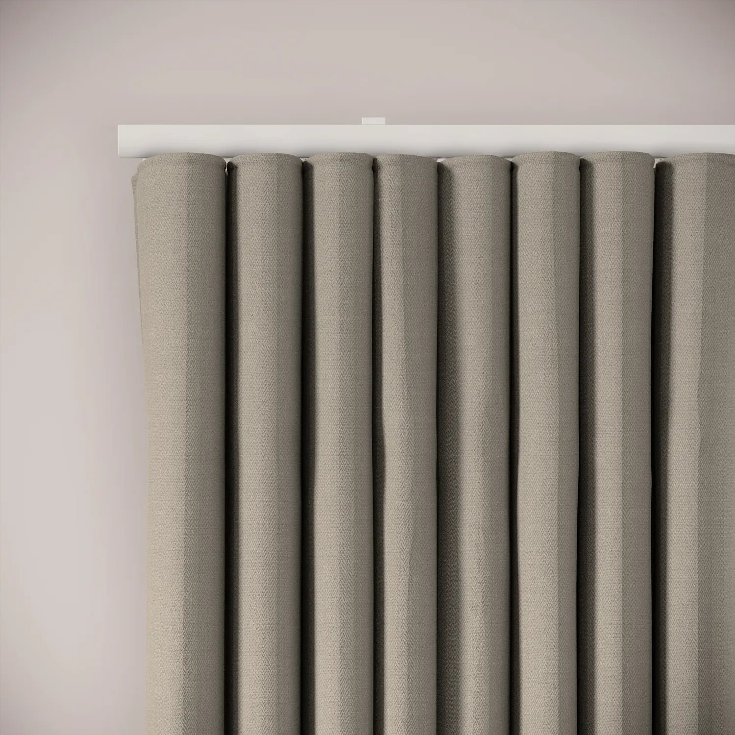 Porthcawl Curtains - Linen Blend - Simmer