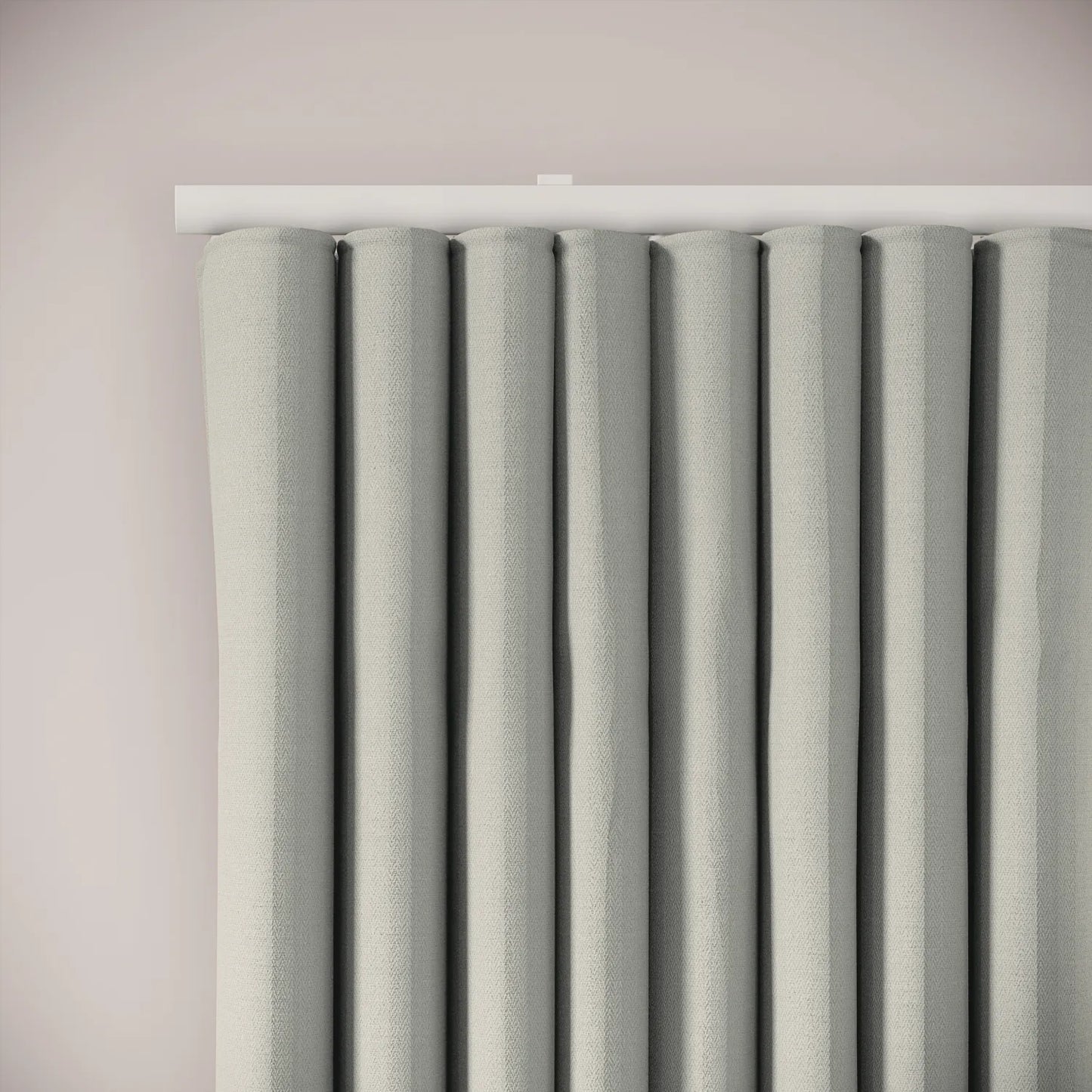 Porthcawl Curtains - Linen Blend - Villa Blue