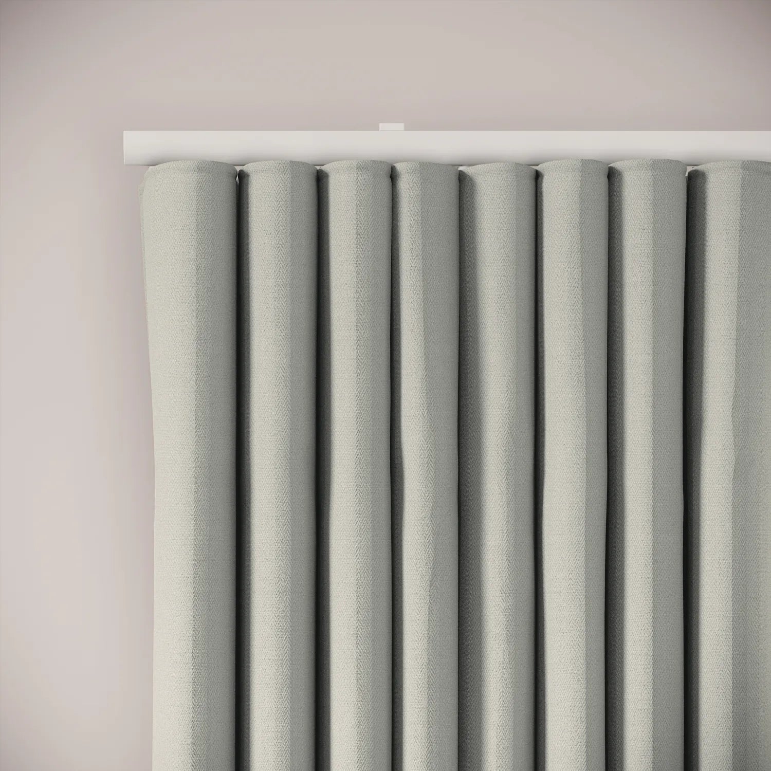 Porthcawl Curtains - Linen Blend - Villa Blue