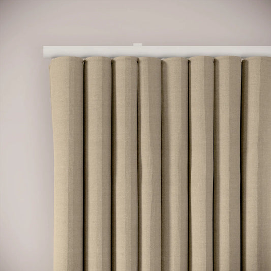 Porthcawl Curtains - Pure Linen - Biscotti