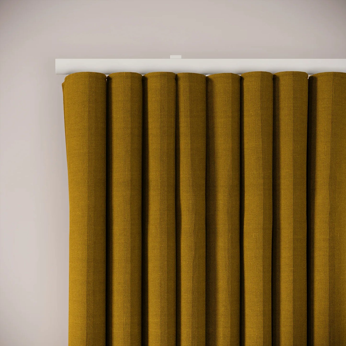 Porthcawl Curtains - Pure Linen - Cezanne
