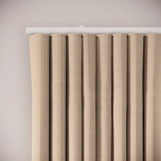 Porthcawl Curtains - Pure Linen - Conch