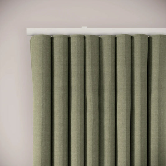 Porthcawl Curtains - Pure Linen - Herbal