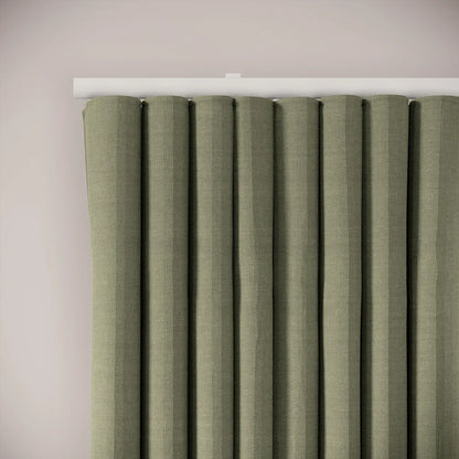 Porthcawl Curtains - Pure Linen - Herbal