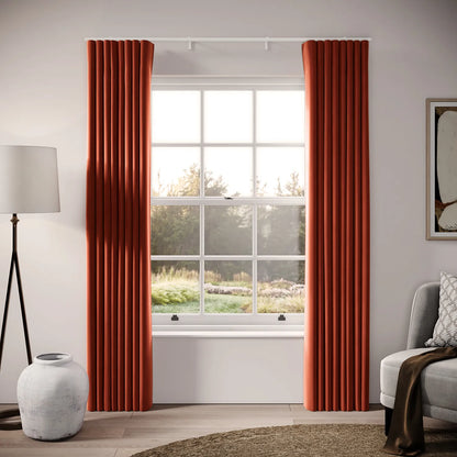 Porthcawl Curtains - Soft Velvet - Cookout