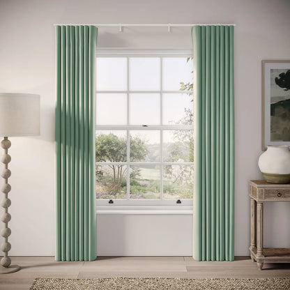 Porthcawl Curtains - Soft Velvet - Mid-horizon