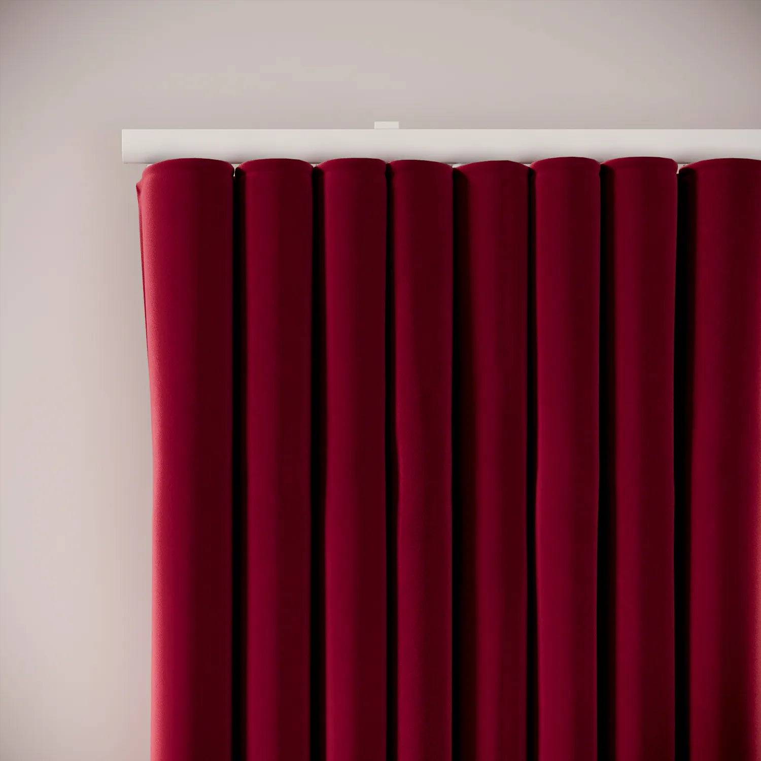 Porthcawl Curtains - Soft Velvet - Ruby Tuesday