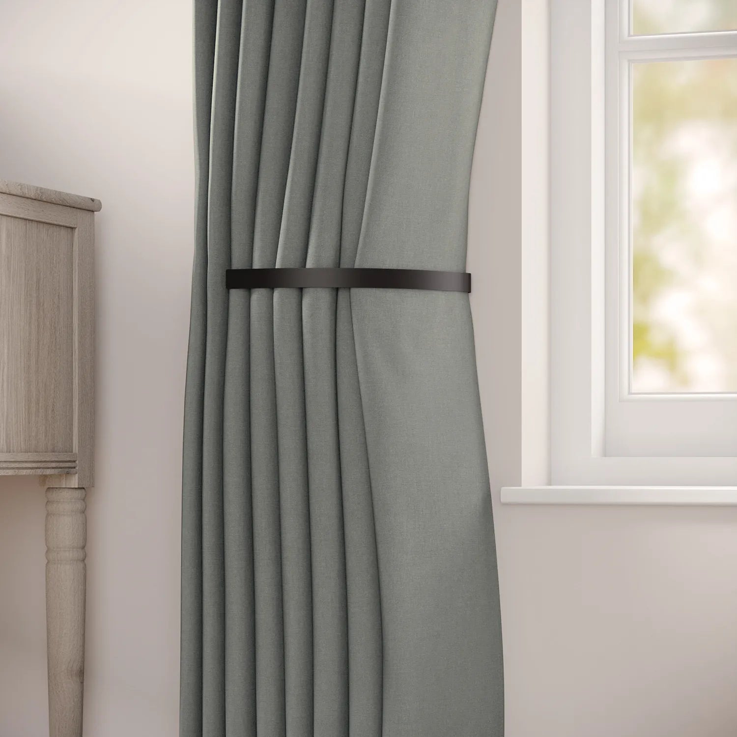 Metal Holdback Pair - Coal