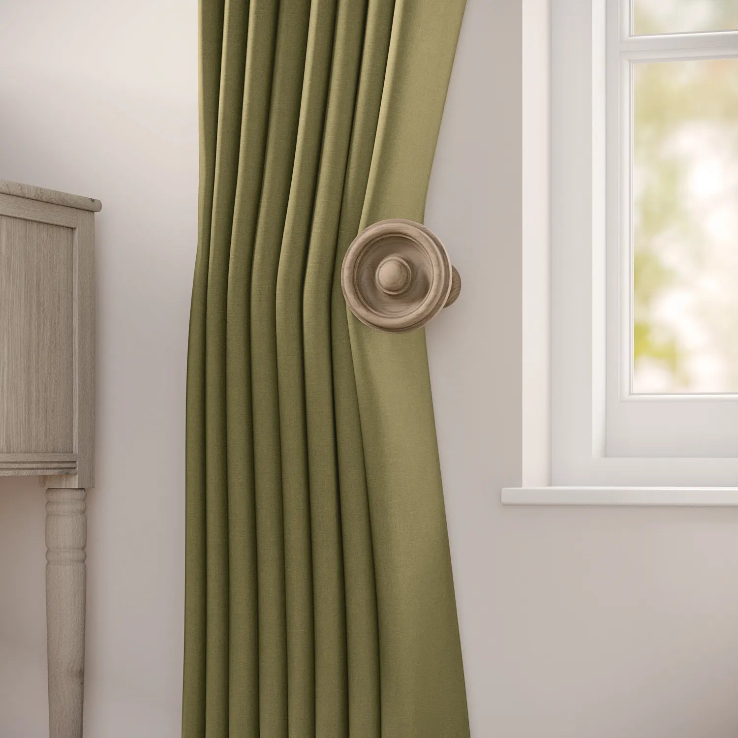 Wooden Holdback Pair - Sahara