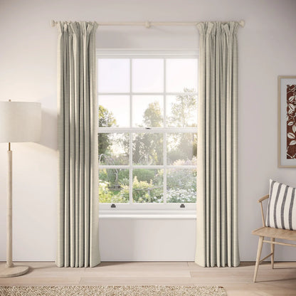 Veg Patch Curtains - Eco Boucle - Pebblish