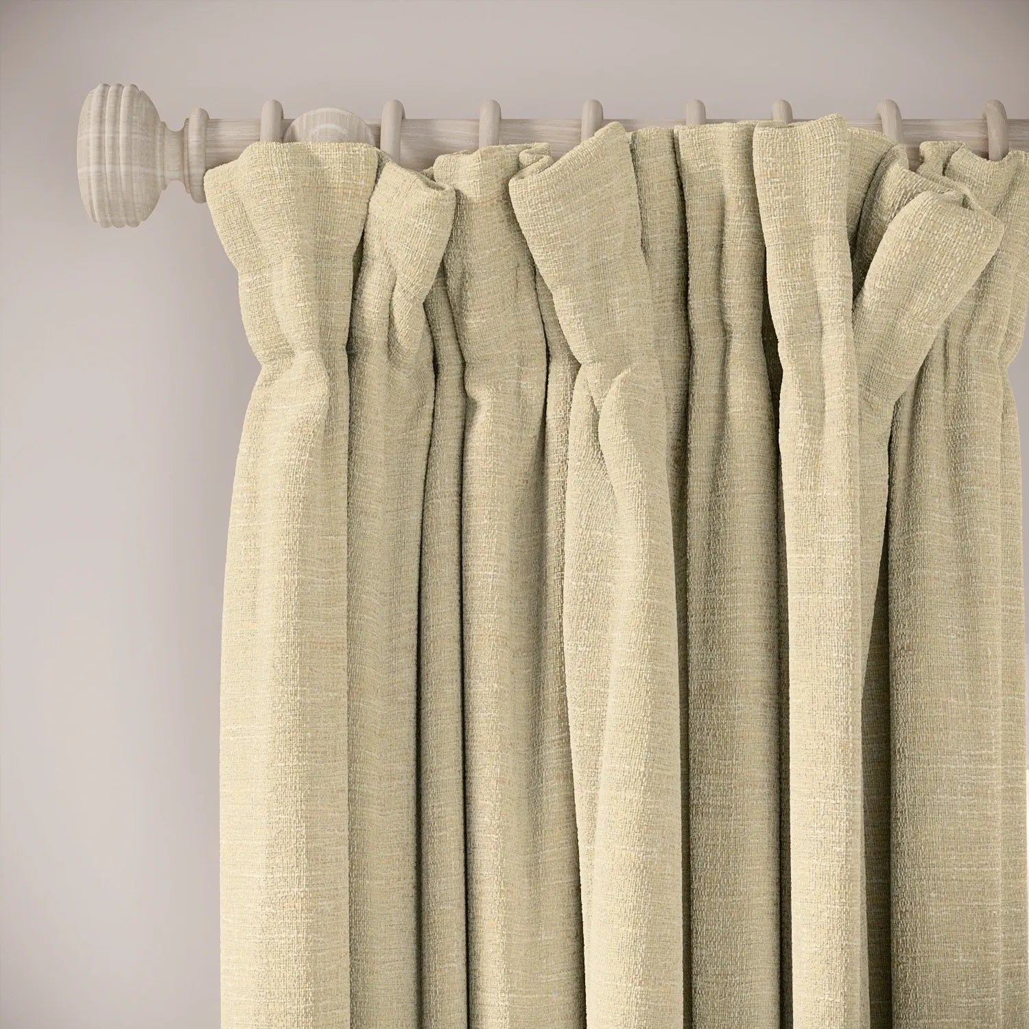 Veg Patch Curtains - Eco Boucle - Viennese Whirl