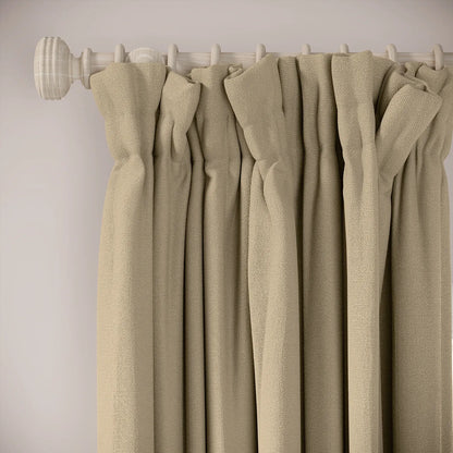 Veg Patch Curtains - Eco Weave - Milky Coffee