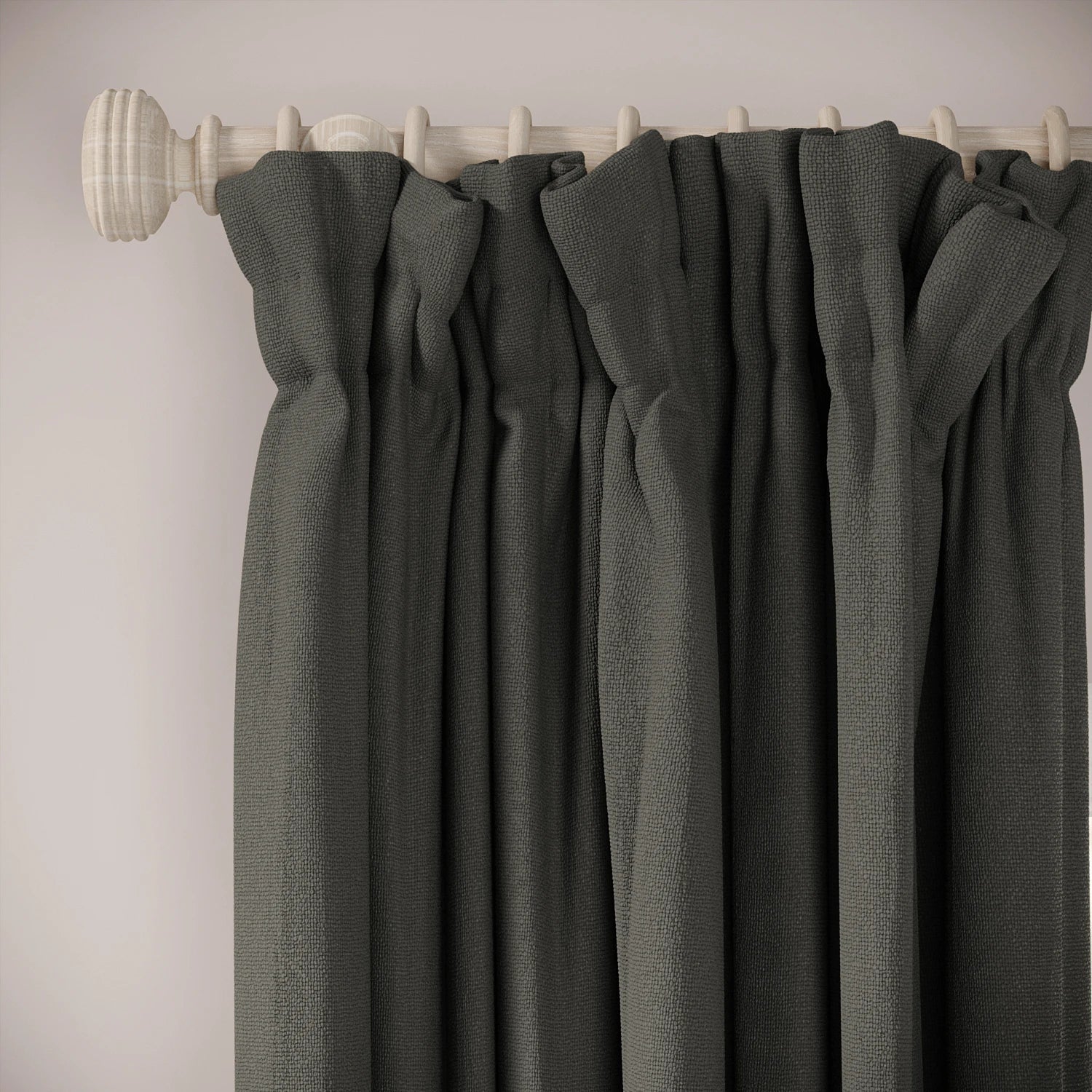 Veg Patch Curtains - Eco Weave - Nimbus